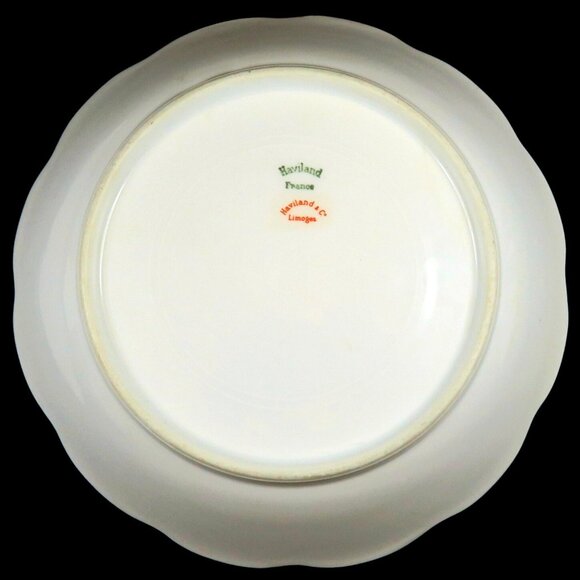 Haviland Limoges Schleiger 58A Coupe Soup Bowl 7.5" France Pink Roses - Picture 5 of 7